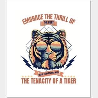 Tiger Head Posters and Art